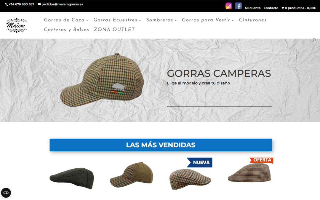 TIENDA ONLINE – Maiem Gorras